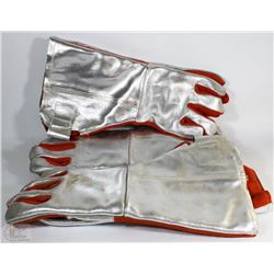 LOT OF 3 HEAVY DUTY WELDING GLOVES
