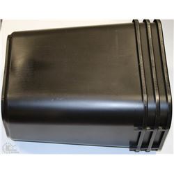 LOT OF 3 NEW OFFICE TRASH CANS