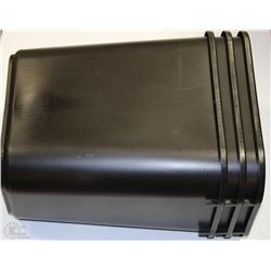 LOT OF 3 NEW OFFICE TRASH CANS