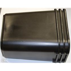 LOT OF 3 NEW OFFICE TRASH CANS