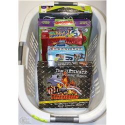 BASKET OF 5 NEW BOARD GAMES