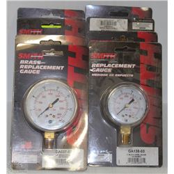 LOT OF 8 SMITH MOSTLY 2" REPLACEMENT GAUGES