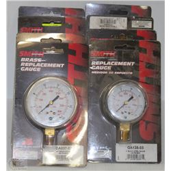 LOT OF 8 SMITH ASSORTED REPLACEMENT GAUGES