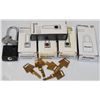 Image 1 : BOX OF ASSORTED NEW PADLOCKS & KEYS