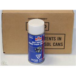 LOT OF 12 CANS OF BELT DRESSING AEROSOL CANS