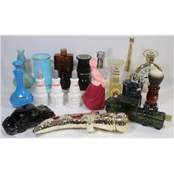 FLAT OF ASSORTED MEN & WOMEN STYLE AVON BOTTLES