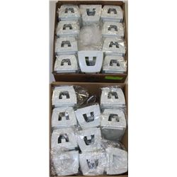 2 CASES OF WHITE DEODORANT CABINETS