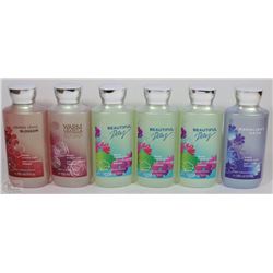 NEW 6 BOTTLES OF BATH & BODY WORKS BUBBLE BATH