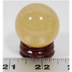 #45-NATURAL CITRINE QUARTZ CRYSTAL SPHERE BALL