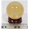 Image 1 : #45-NATURAL CITRINE QUARTZ CRYSTAL SPHERE BALL