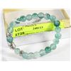 Image 1 : #12-FLUORITED BEAD BRACELET 7.5"