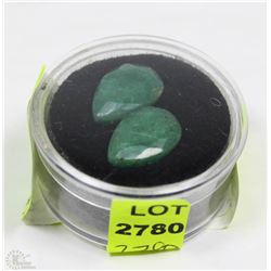 #53-NATURAL GREEN EMERALD 13CT