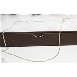 .925 SILVER 18"-CUBAN CURB LINK CHAIN -