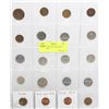 Image 1 : ESTATE VINTAGE COIN SHEET W/PENNIES,