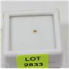 Image 1 : 74) NATURAL GOLDEN DIAMOND 0.05CT