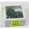 Image 1 : 95) NATURAL ROUGH CRYSTAL EMERALD 3PCS 45CT