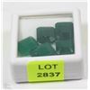 Image 1 : 98) NATURAL GREEN ONYX 5PCS 25.5CT