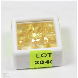 109) LAB CREATED YELLOW SAPPHIRE 10PCS 55.5CT