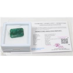 60) NATURAL EMERALD 17.85CT WITH COA