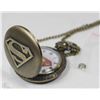 Image 1 : 14) NEW SUPERMAN POCKET WATCH - VINTAGE STYLE