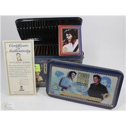 175) ELVIS GOLD COMMEMORATIVE COLLECTOR CARDS