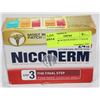 Image 1 : NICODERM 24 HOUR STEP 3- 7 CLEAR PATCHES