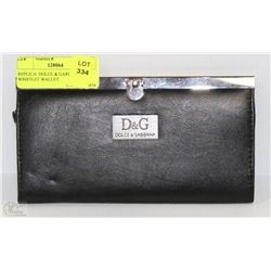 REPLICA DOLCE & GABANA BLACK WRISTLET WALLET