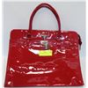 Image 1 : REPLICA PRADA PURSE - RED LATEX