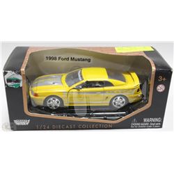 MOTORMAX 1998 FORD MUSTANG DIE CAST SCALE 1:24