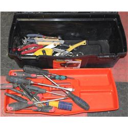 TOOLBOX WITH WRENCHES, SCREWDRIVERS, ETC