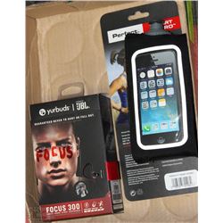 JBL FOCUS 300 YURBUDS & HYDRO BOTTLE IPHONE HOLDER