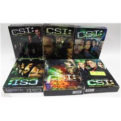 CSI TV SERIES DVDS – SEASONS 4,5,6,7,8,10