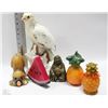 Image 1 : COLLECTION OF CANDLES - EAGLE, DOG, BUDDHA & MORE