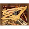 Image 1 : LOT OF ASSORTED WOOD HANGERS