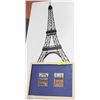 Image 1 : LOT WITH METAL EIFFEL TOWER WALL DECORATION AND 2