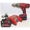 Image 1 : MILWAUKEE 28V CORDLESS DRILL WITH 2 BATTERIES &