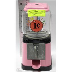 CONTINENTAL PINK GUM BALL MACHINE 1CENT