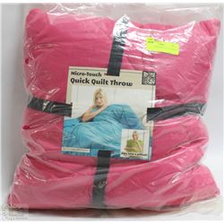 MICRO-TOUCH QUICK QUILT THROW