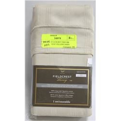 FIELDCREST LUXURY TWO 500 THREAD COUNT PILLOWCASES