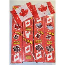 CASE OF CANADIAN FLAG CANDIES (4 BOXES OF 18 IN