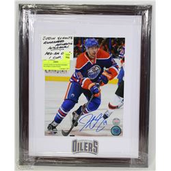 JUSTIN SCHULTZ SIGNED FRAMED PICTURES GUARANTEED