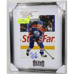 BRANDON DAVIDSON SIGNED FRAMED PICTURE GUARANTEED