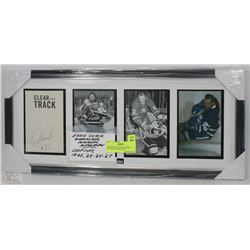 EDDIE SHACK SIGNED FRAMED PICTURES GUARANTEED