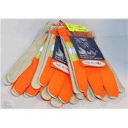 LOT OF 3 PAIRS OF GANDER BRAND REFLECTIVE GLOVES