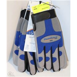 LOT OF 3 PAIRS OF KLEEN GUARD G50 MECHANICS GLOVES