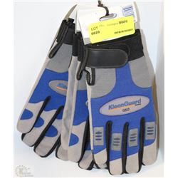 LOT OF 3 PAIRS OF KLEEN GUARD G50 MECHANICS GLOVES