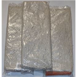 LOT OF 3 CUT END MOP HEADS