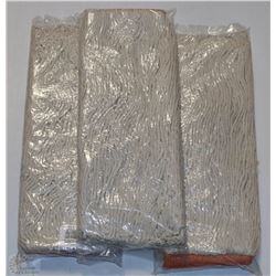 LOT OF 3 CUT END MOP HEADS