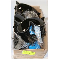 LOT OF ASST SHADE LEVEL BOUTON SAFETY GLASSES