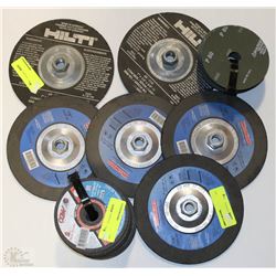 LOT OF ASST GRINDING AND SANDING DISCS